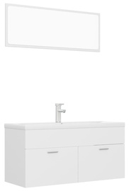 Vannitoa mööblikomplekt VLX 3071342, valge, 38.5 x 100 cm x 46 cm