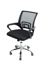 Офисный стул Domoletti DR-OC-1018FB, 58 x 52 x 84 - 94 см, черный