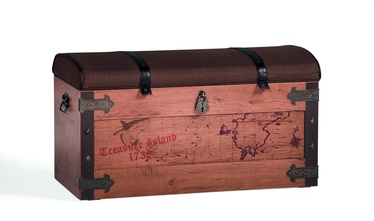 Сундук Kalune Design Chest Pirate, многоцветный, 45 x 92 x 49 см