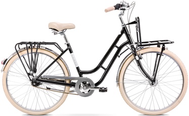 Велосипед городской Romet Luiza Classic, 26 ″, 18" (45 cm) рама, черный