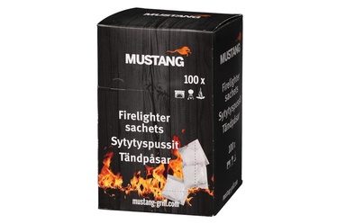 Таблетки для розжига белый MUSTANG 626655, 12 см, 100 шт.