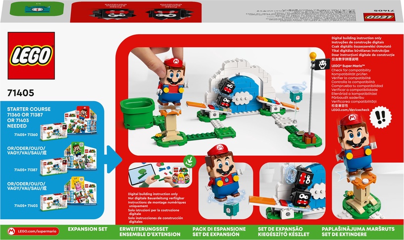 Konstruktor LEGO® Super Mario™ Fuzzy lestade laienduskomplekt 71405, 154 tk.