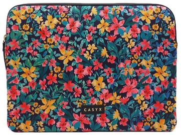 Чехол для ноутбука Casyx Flowers Dark, многоцветный, 13-14″