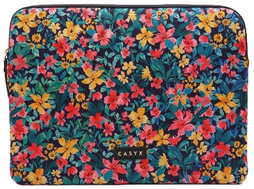Чехол для ноутбука Casyx Flowers Dark, многоцветный, 13-14″