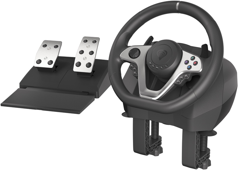 Игровой руль Genesis Seaborg 400, серебристый/черный