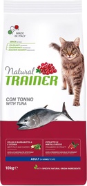 Sausas kačių maistas Natural Trainer Adult Tuna, vištiena/ryžiai/tunas, 10 kg