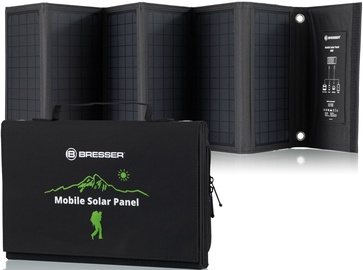 Bateriju lādētājs Bresser Mobile Solar Charger 40 Watt with USB and DC output