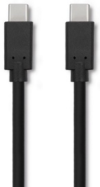 Kabelis Qoltec AKQOLTU00052351, USB 3.1/1x USB Type-C, 2 m, melna