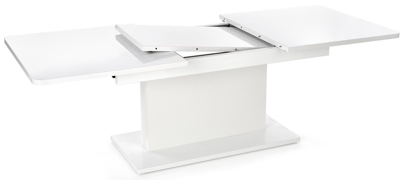 Kafijas galdiņš Halmar Busetti, balta, 1260 - 1640 mm x 700 mm x 560 - 740 mm