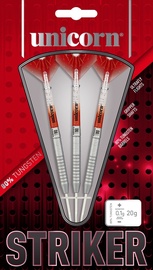 Запасная часть стрелы для дартса Unicorn Striker W80, красный/серый, 3 шт