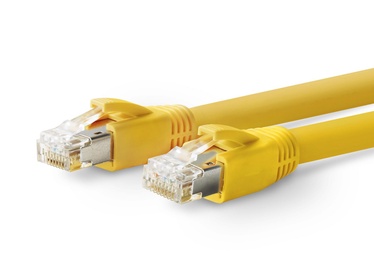 Tinklo kabelis Vivolink Cat 6a F/FTP RJ-45, RJ-45, 30 m, geltona