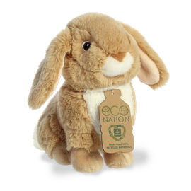 Mīkstā rotaļlieta Aurora Eco Nation Plush Rabbit, brūna, 20 cm