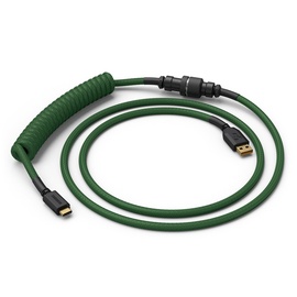 Kabelis Glorious GLO-CBL-COIL-FG USB Type-C, USB, 1.37 m, žalia
