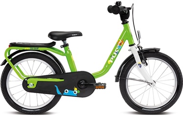 Vaikiškas dviratis Puky Steel, žalias, 10" (26 cm), 16"