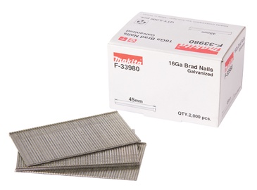 Гвозди для отделочных досок Makita 16GA F-33980, 45 мм x 1.6 мм