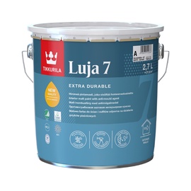 Краска для стен Tikkurila Luja, разные оттенки, 2.7 л