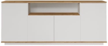 Komoda Kalune Design FR15-AW, ruda/balta, 44.5 x 180 cm x 75 cm