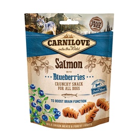 Лакомство для собак Carnilove Into The Wild Salmon with Blueberries, рыба, 0.2 кг