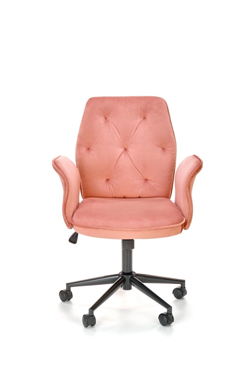 Офисный стул K481, 63 x 65 x 90 - 100 см, розовый