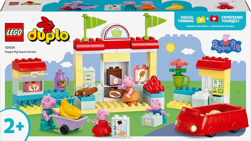 Konstruktor LEGO® Duplo Põrsas Peppa supermarket 10434