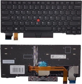 Klaviatuur Lenovo KB314874 for Lenovo Thinkpad X13, with Trackpoint with Backlight US, Inglise (US), must, juhtmeta