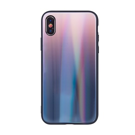 Чехол OEM Aurora Glass Case for Xiaomi Redmi 9T / Poco M3, Xiaomi Redmi 9T/Xiaomi POCO M3, коричневый/черный