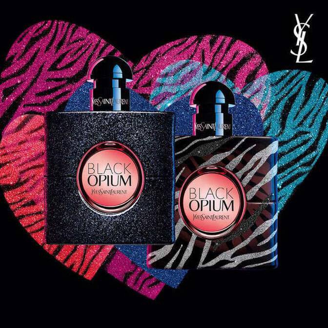 ysl black opium zebra