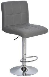 Bāra krēsls Saska Garden Saska GS250287, spīdīga, pelēka, 37 - 38.5 cm x 44.5 cm x 92 - 112 cm, 2 gab.