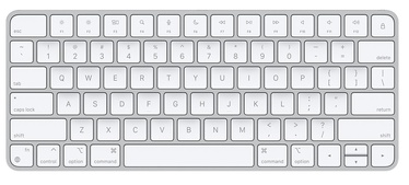 Клавиатура Apple MK2A3LB/A EN, белый/серебристый, беспроводная