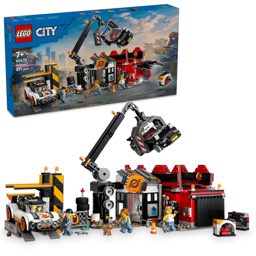 Konstruktor LEGO® City Lammutustöökoda koos autodega 60472, 871 tk