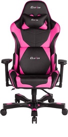 Žaidimų kėdė Clutchchairz Crank Echo, 52 x 56.5 x 37 - 45 cm, juoda/rožinė
