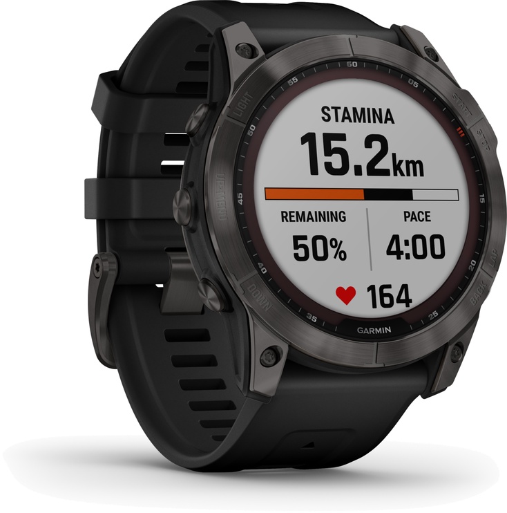Умные часы Garmin fēnix® 7X Sapphire Solar, серый