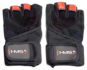 Перчатки без пальцев HMS RST01, черный/красный, L