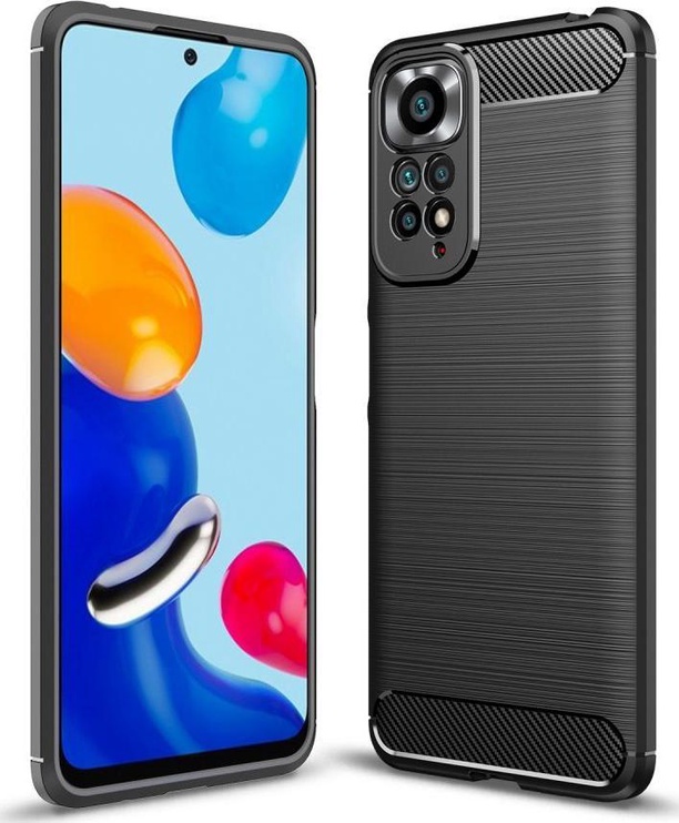 Чехол для телефона Karbon, Xiaomi Redmi Note 11 4G/Xiaomi Redmi Note 11s, черный