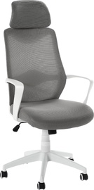 Biroja krēsls OTE Ralf, 58 x 60 x 122 - 130 cm, pelēka