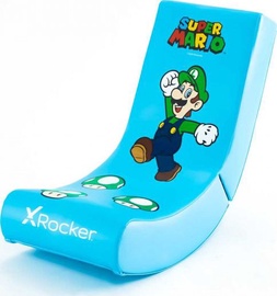 Žaidimų kėdė X Rocker Nintendo Video, 65 x 41 x 85 cm, mėlyna