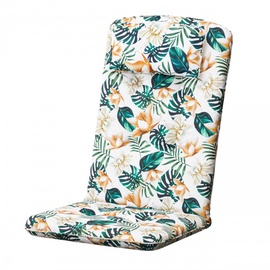 Kėdės pagalvėlė Hobbygarden Benita 3D, balta/žalia, 73 x 50 cm