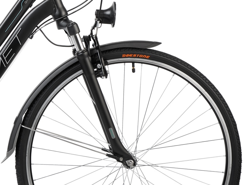 Velosipēds pilsētas Romet Gazela, 28 ", 19" (46.99 cm) rāmis, melna/zaļa