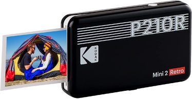 Принтер Kodak Mini 2 Retro P210R Black, цветной