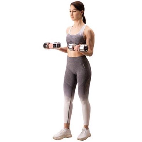 Raskuste komplekt HMS Chrome Dumbbells, 9 kg x 2 tk