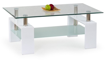 Žurnālgaldiņi Diana H, balta, 110 cm x 60 cm x 55 cm