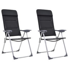 Tуристический стул VLX 2 pcs 44313, черный
