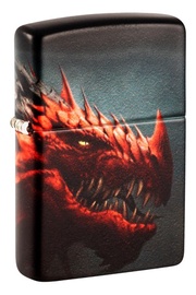 Зажигалка Zippo Dragon 48777, черный/красный