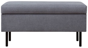 Пуф Sira FL-PU-SIRA-HBK-G2-ASTI_23, серый, 32 см x 90 см x 46 см