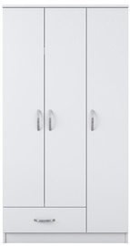 Skapis Kalune Design BA102 1867, balta, 90 cm x 43 cm x 170 cm