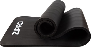 Коврик для фитнеса и йоги Zipro Training Mat NBR, черный, 180 см x 60 см x 1.5 см