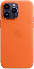 Чехол для телефона Apple Leather Case with MagSafe, Apple iPhone 14 Pro Max, oранжевый