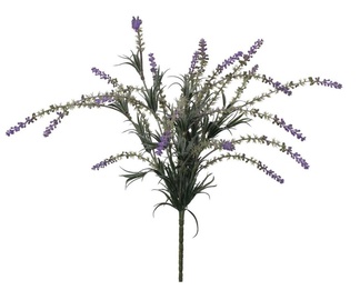 Искусственная ветка, лаванда Splendid Lavender, зеленый/фиолетовый, 400 мм