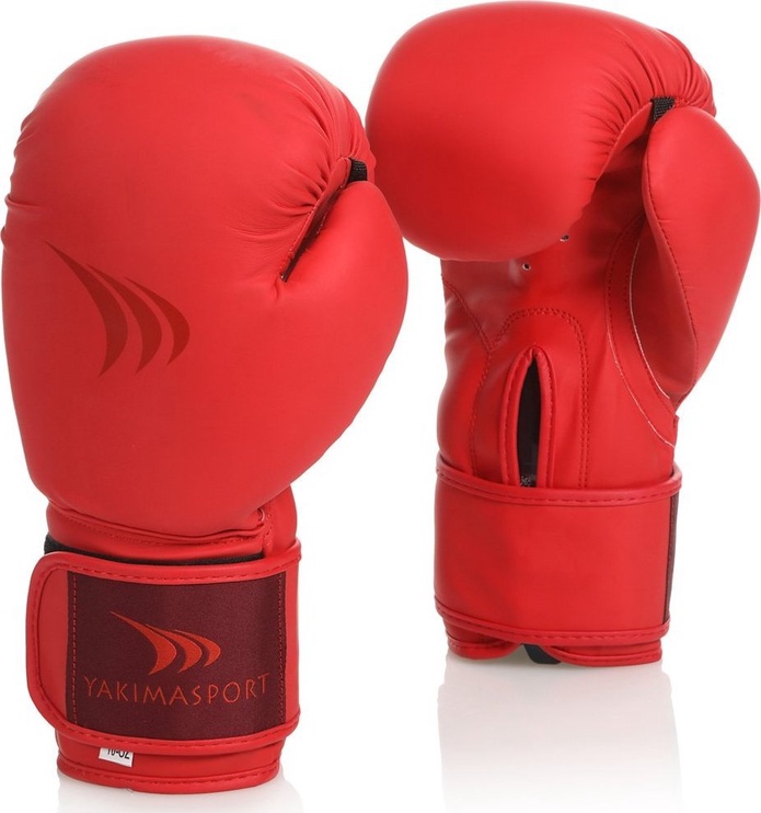 Боксерские перчатки Yakima Sport Mars 100569, красный, 12 oz