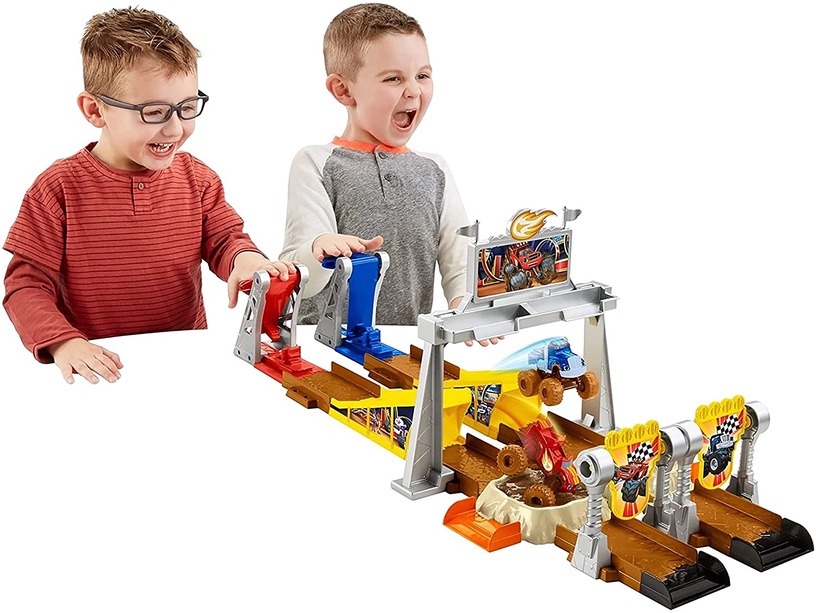 Autotrase Fisher Price Blaze And The Monster Machines Mud Pit Race Track GVG53